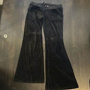 Juicy couture, black pants, medium